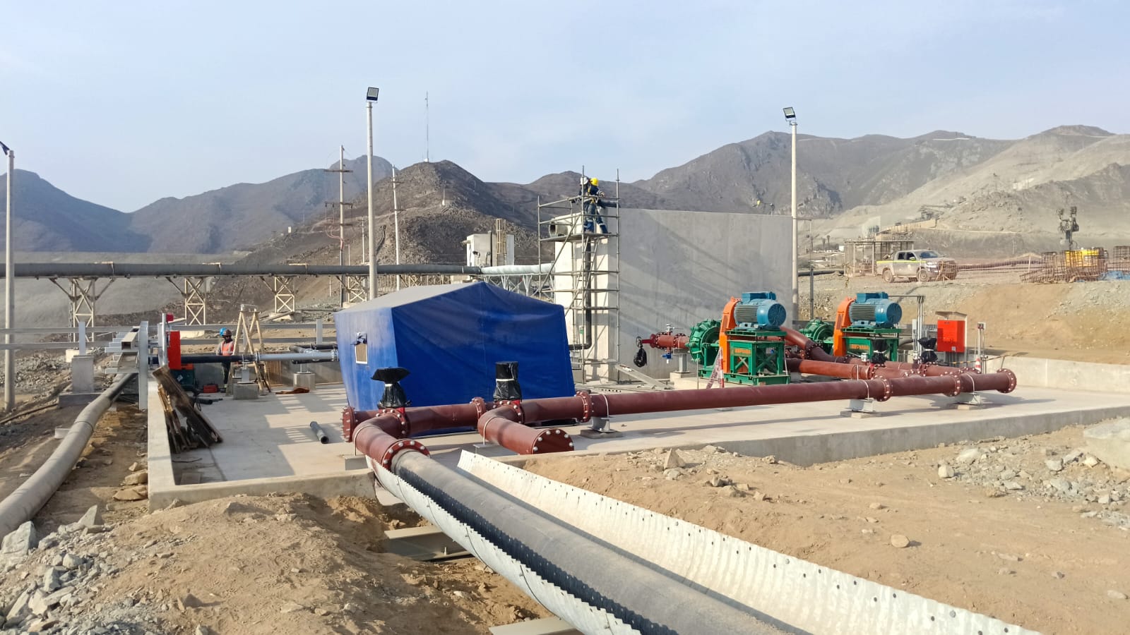 Planta de filtrado de relaves